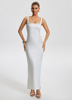 Aure White Maxi Dress image1