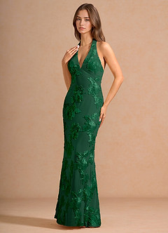 Dulcie Forest Green Maxi Dress image3
