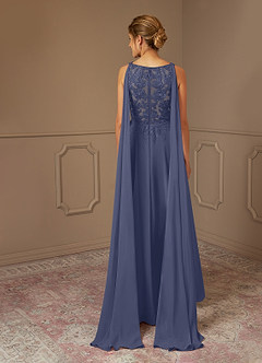 Azazie Joules Mother of the Bride Dresses Stormy A-Line Sequins Chiffon Dress image2