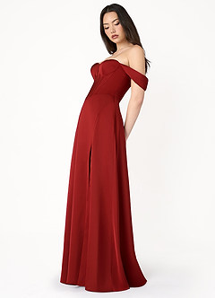 Sabrina Ruby Red Heart Maxi Dress image3