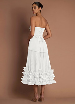 Robe Midi Blanc Marnie image2