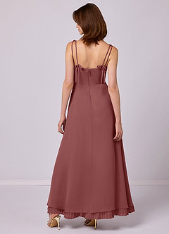 Barbie ♥ Azazie Bridesmaid Dresses Amethyst A-Line Pleated Chiffon Dress image6