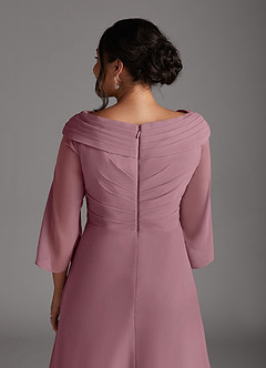 Azazie Jaycee Mother of the Bride Dresses Vintage Mauve A-Line Chiffon Dress image10