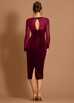 Morwenna Merlot Midi Dress image2