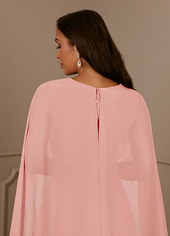 Azazie Isa Mother of the Bride Dresses Rosette A-Line V-Neck Pleated Chiffon Dress image6