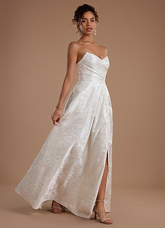 Vestido Perla De Marfil Largo Chasity image4