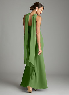 Azazie Saylor Bridesmaid Dresses Basil Mermaid Strapless Chiffon Dress image9