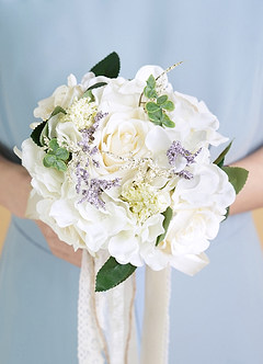front Bouquet de la mariée et des demoiselles d'honneur