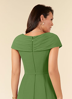 Azazie Bailora Mother of the Bride Dresses Basil Mermaid Ruched Chiffon Dress image5