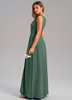 Azazie Phaedra Brautjungfernkleider A-Linie One-Shoulder Chiffon Kleid Seemoos image6