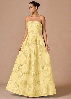 Robe Longue Sorbet Au Citron Evangeline image3