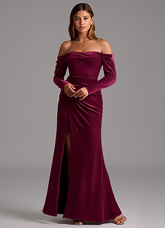 Meredith Wine Maxi Dress image3