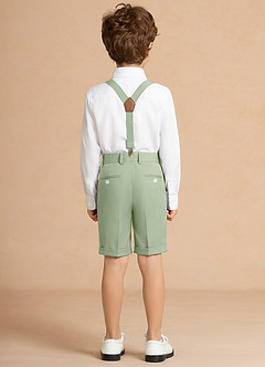 front Finn Dusty Sage Boy 4-Piece Shorts Suit
