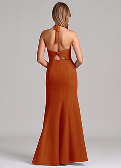 Azazie Emeria Suknie dla druhen Syrena Dekolt w kształcie serca Szyfon Do ziemi Sukienka image2