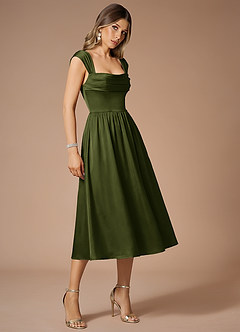 Dana Olive Midi Dress image4
