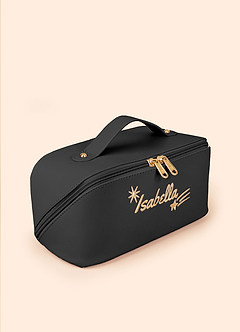 front Personalisierte Kosmetiktasche mit besticktem Namen