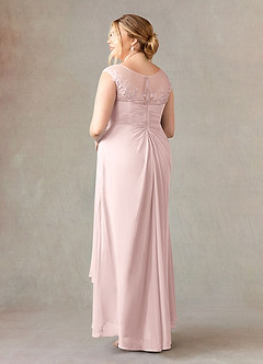 Azazie Endora Final Sale Black A-Line Scoop Lace Chiffon Dress image9