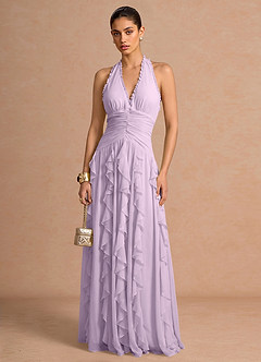 Sylvie Frosted Lilac Maxi Dress image5