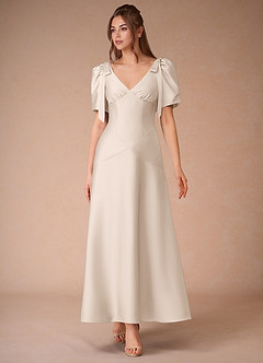 Rosaline Cream Maxi Dress image5
