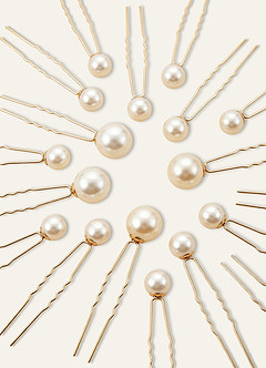 front Singular Pearl Hairpins 18pic Set