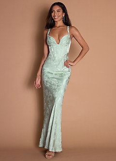Maxi jurk Sabina Soft Green image1