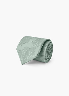 Floral Burnout Modern Tie