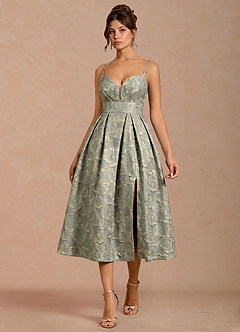 Vestido Azul Midi Corisande image5