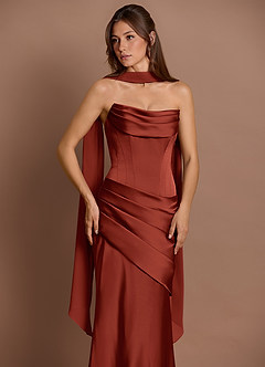 Kleid Pelagia Terrakotta image6