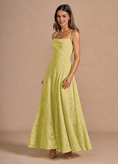 Marlo Amarillo Pastel Vestido de fiesta de graduación image5