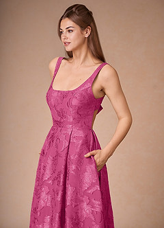 Althea Maxi Klänning Fuchsia image8
