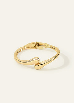 front Brazalete envolvente con forma de gota de agua