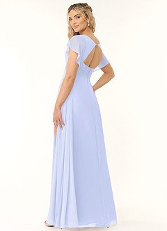 Azazie Rylee Bridesmaid Dresses Lavender A-Line Pleated Chiffon Dress image4