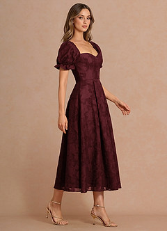 suknia Wino Midi Lanthe image4