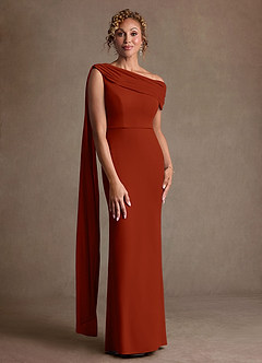 Azazie Bassi Suknie dla Matki Panny Młodej Syrena Zza ramienia Siatka Długość podłogi Sukienka image1