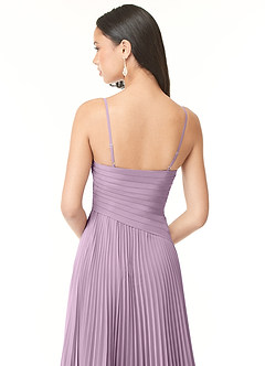 Azazie Vini Bridesmaid Dresses Wisteria A-Line V-Neck Pleated Chiffon Dress image5