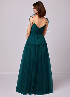 Barbie ♥ Azazie Final Sale Blue Jay A-Line Tulle Dress image6