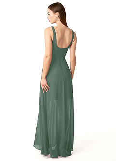 Azazie Renee Final Sale Desert Rose A-Line with Pockets Chiffon Dress image6