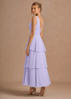 Melisande Lilac Midi Dress image4