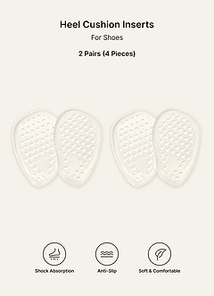 front 2 pares de almohadillas de gel invisibles para los pies
