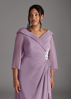 Azazie Jaycee Mother of the Bride Dresses Wisteria A-Line Chiffon Dress image11