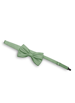 front Matching Matte Satin Pre-Tied Bow Tie & Suspenders Set