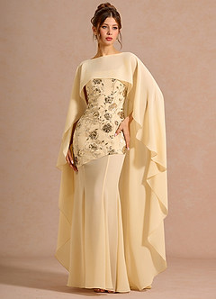 Kaavia Lentejuelas Doradas Vestido largo image5