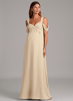 Azazie Rhea Final Sale A-Line Pleated Chiffon Floor-Length Dress image5