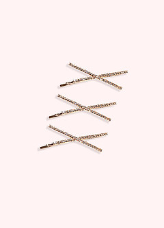 front Haarspange mit Strasssteinen in X-Form
