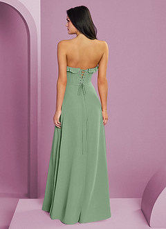 Barbie ♥ Azazie Bridesmaid Dresses Matcha A-Line Sweetheart Neckline Chiffon Dress image2
