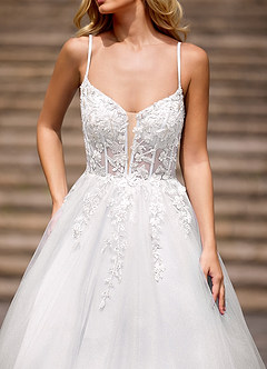 Beadwork Wit Prinses Tule Galajurk image5