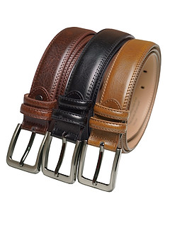front Men's Genuine Leather Belt