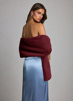 front 3 Pack-Elegant Plush Faux Fur Evening Shawl