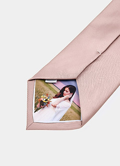 front Matte Satin Custom Photo Tie – Personalized Necktie