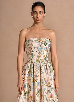 Lelia Blush Pink Multi Maxi Dress image6